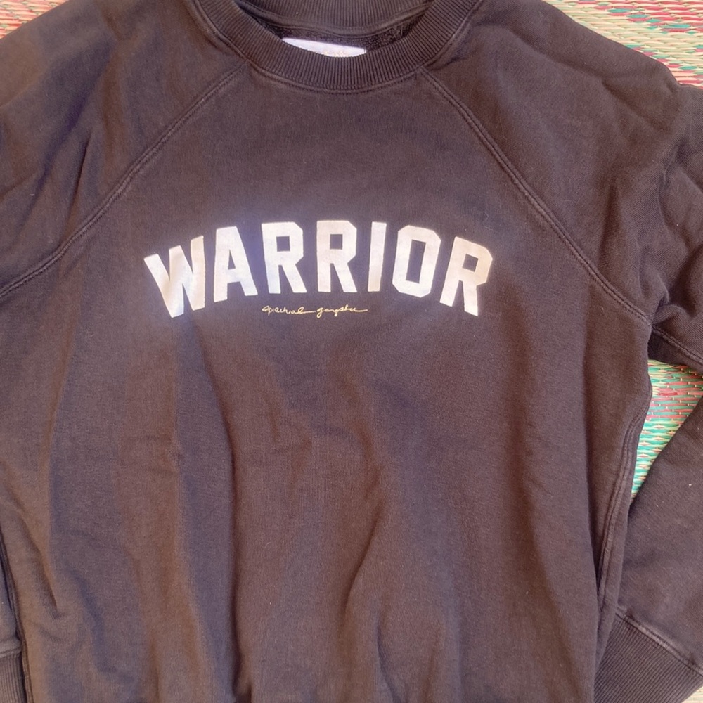 Spiritual Gangster black crew sweatshirt size small